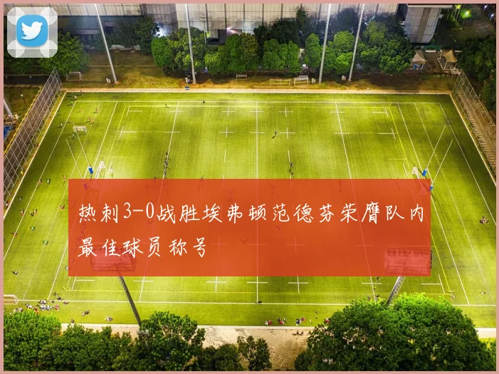 热刺3-0战胜埃弗顿范德芬荣膺队内最佳球员称号